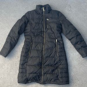 Michael Kors army green puffer jacket